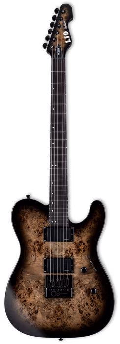 ESP LTD TE-1000 ET Charcoal Burst - Chitară electrică