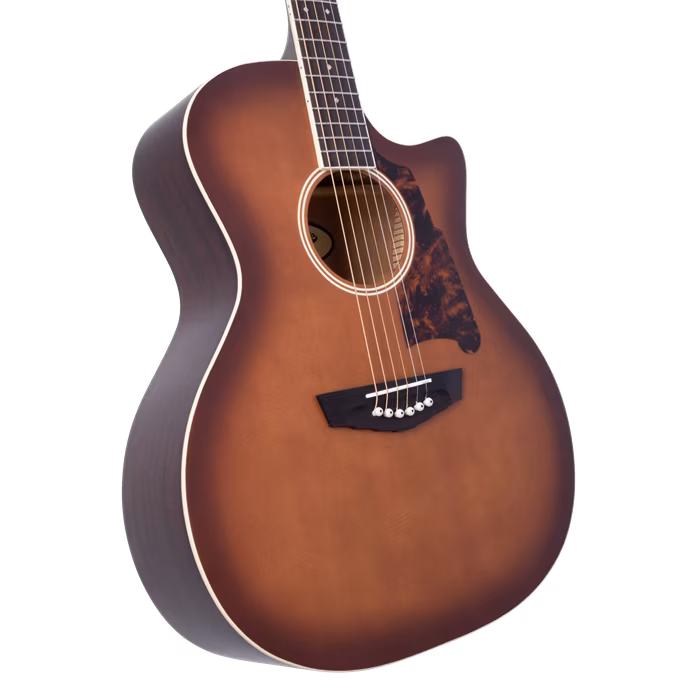 D'Angelico Premier Gramercy Grand Auditorium CE Caramel Burst - Chitară electro-acustică