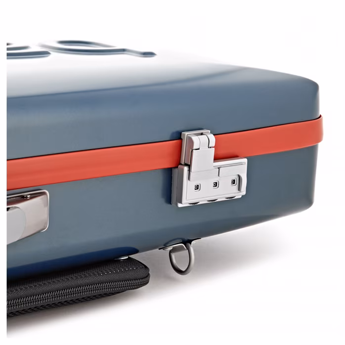 Bam GRAFFITI Hightech Oblong Violin case Blue - Cutie vioară 