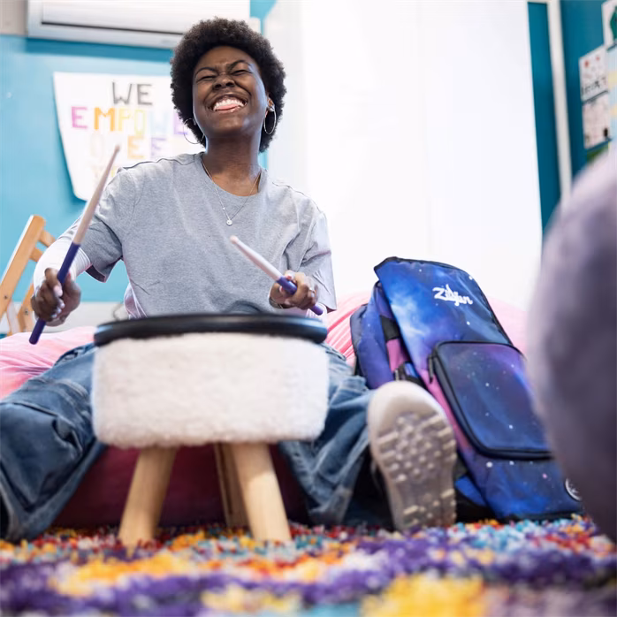 Zildjian Student Backpack Purple Galaxy - Rucsac cu husă pentru beţe