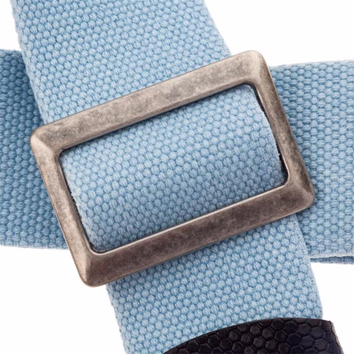 Magrabò Stripe SC Cotton Washed Light Blue 5 cm - Curea chitară