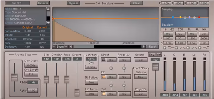 WAVES IR360 Convolution Reverb - Software