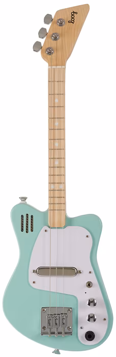 Loog Mini Electric Green (neambalat) - Chitară electrică pentru copii