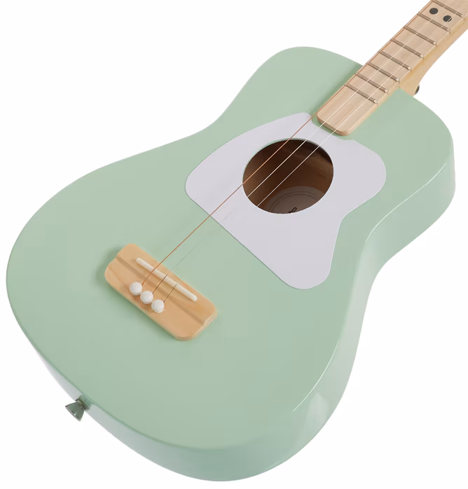 Loog Pro Acoustic Green (neambalat) - Chitară acustică pentru copii