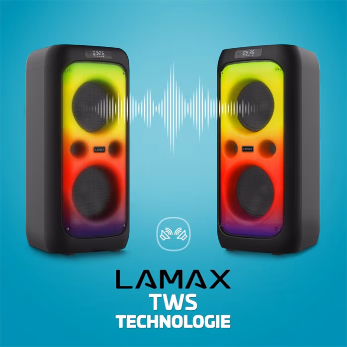 LAMAX PartyKing1 Plus - Difuzor portabil fără fir