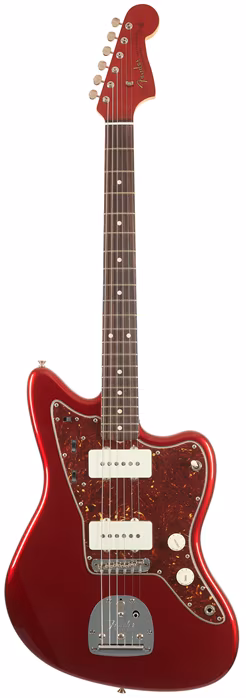 Fender Custom Shop 62 Jazzmaster NOS Aged Candy Apple Red Matching Headstock - Chitară electrică