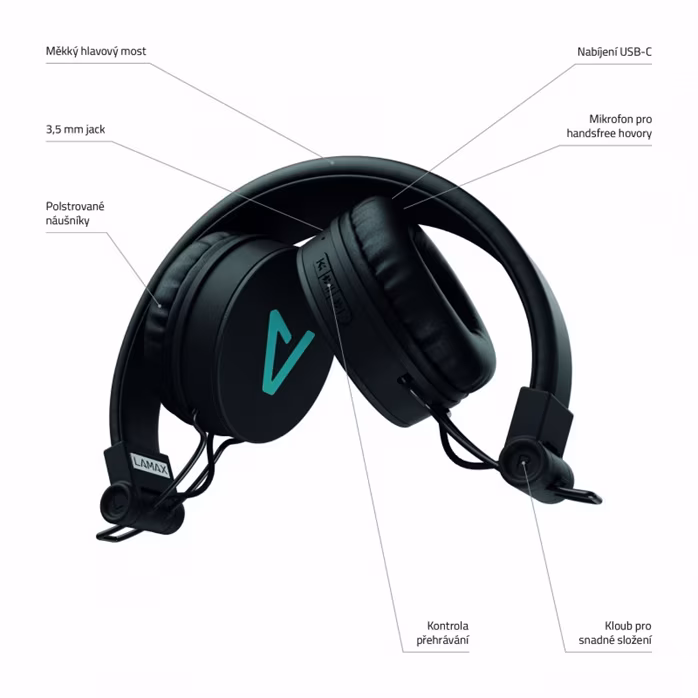 LAMAX Blaze2 Black - Căşti fără fir