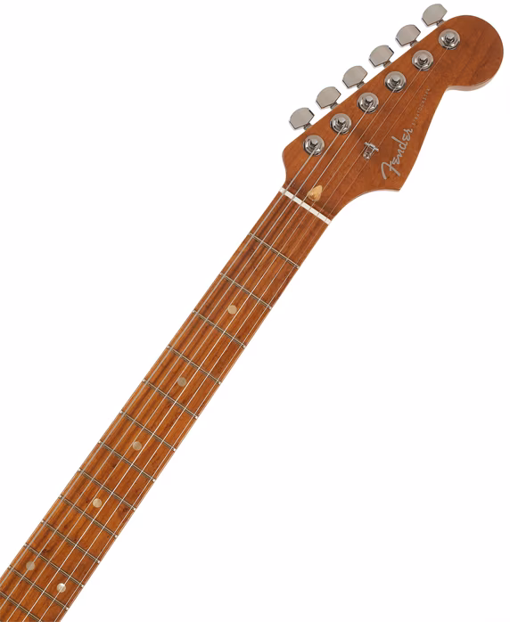 Fender Custom Shop American Custom Strat NOS Maple Neck Ebony Trans (utilizate) - Chitară electrică