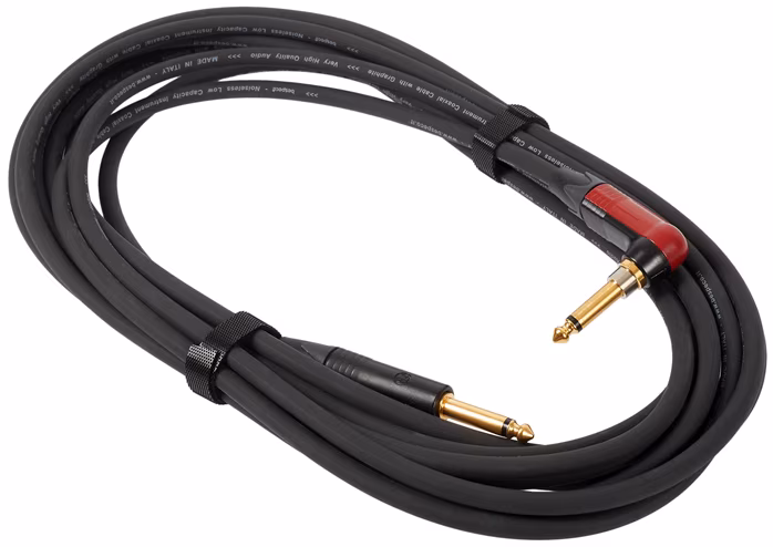 Bespeco Alpha Instrument Cable Silent Neutrik Angled 6 m - Cablu pentru instrument