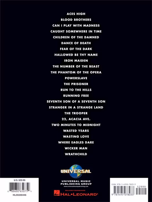 MS Iron Maiden - Guitar TAB - Partituri pentru chitară