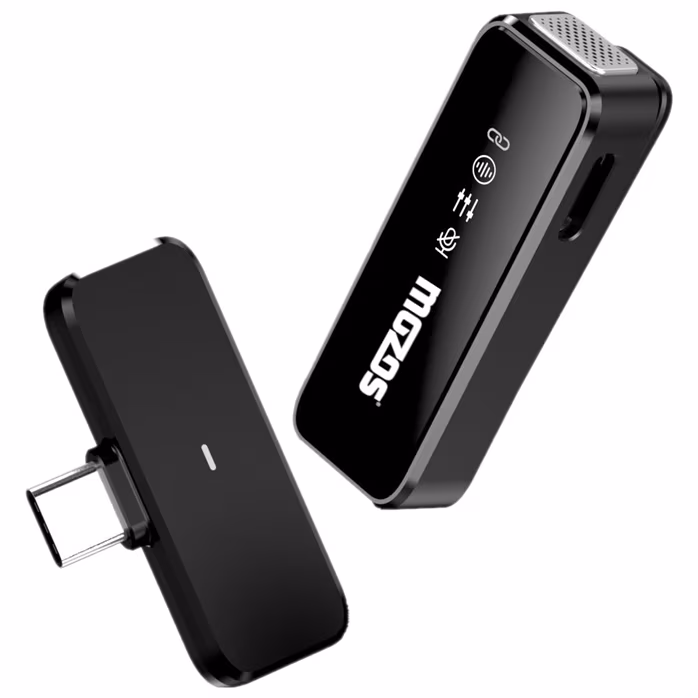 Mozos MX2-SINGLE - Set fără fir cu microfon pentru reportaj 