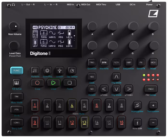 Elektron Digitone II (neambalat) - Sintetizator