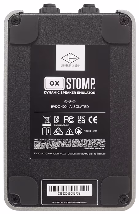 Universal Audio OX Stomp - Speaker Simulator