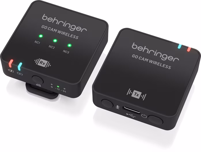 Behringer GO CAM WIRELESS - Set fără fir cu microfon pentru reportaj 