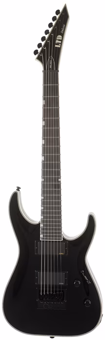 ESP LTD MH-1007ET BLK - Chitară electrică cu 7 corzi