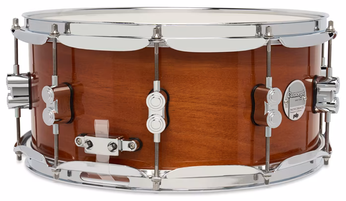 PDP 14" x 6,5" Concept Maple Exotic Honey Mahogany Snare Drum - Tobă snare