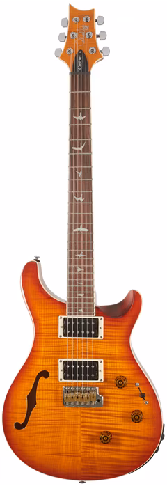 PRS SE Custom 24 SH Piezo Vintage Sunburst - Chitară semi-acustică