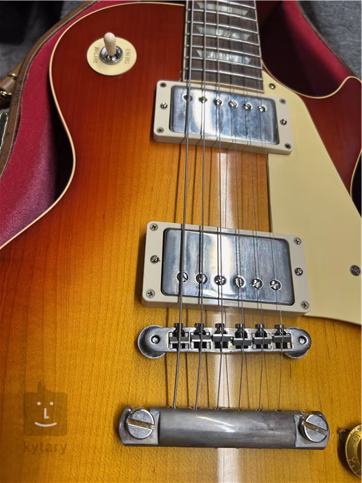 Gibson Custom Shop 1958 Les Paul Standard Reissue VOS Washed Cherry Sunburst (použité) - Chitară electrică