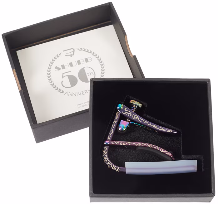 Shubb 50th Anniversary Violet Sky Capo Steel String - Capodastru