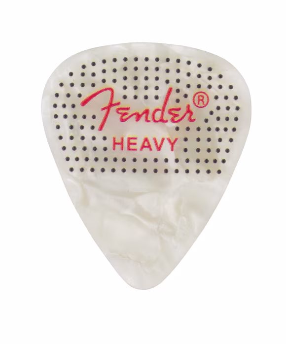 Fender 351 Dotted Celluloid Picks 12-Pack Heavy - Pene