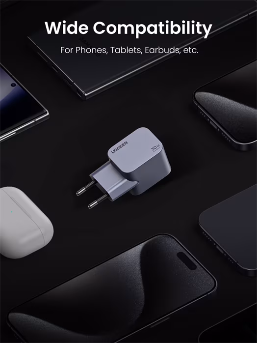 Ugreen Mini Quick Charger 35006 Nexode Pro 30W 1-Port GaN - Încărcător