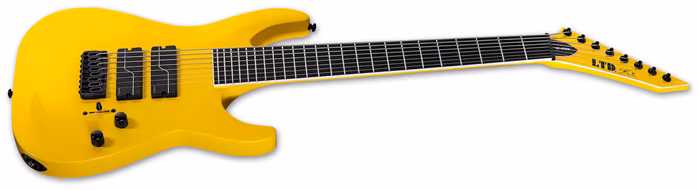ESP LTD Stephen Carpenter SC-608 Baritone Yellow - Chitară electrică cu 8 corzi