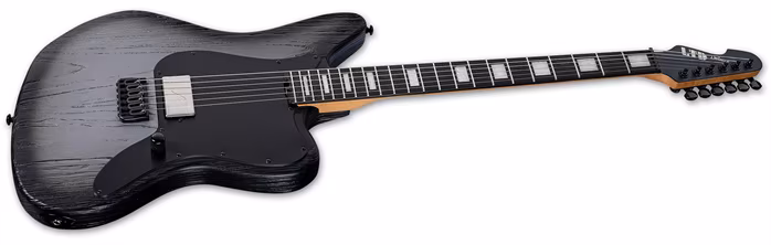 ESP LTD XJ-1 Baritone Silver Blast - Chitară electrică bariton 