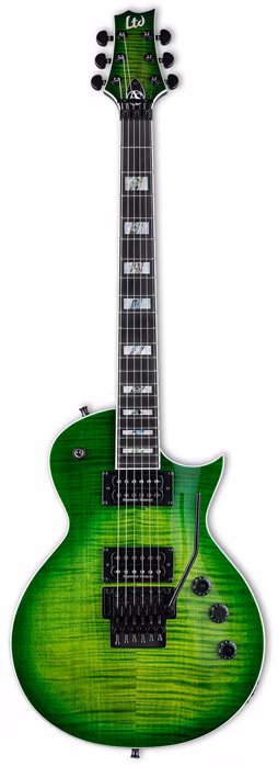 ESP LTD Alex Skolnick AS-1FR Lime Burst - Chitară electrică