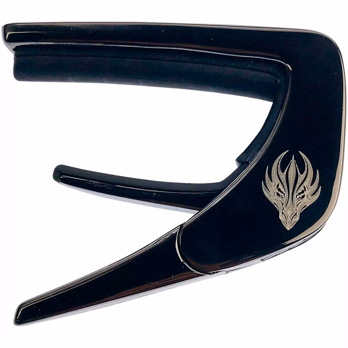 Thalia Premium Series Black Dragon Scales Black Chrome - Capodastru