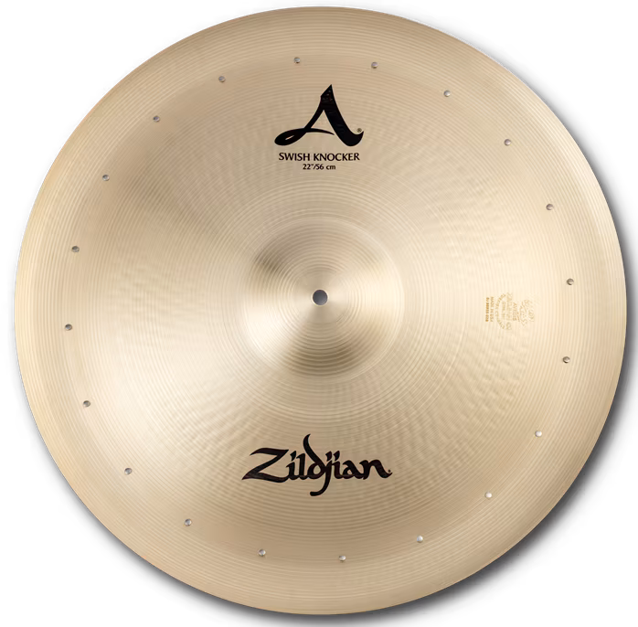 Zildjian 22" A swish knocker with 20 rivets - Cinel china