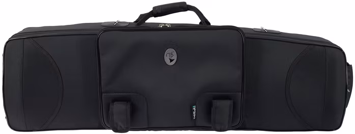 Marcus Bonna Double Case for 2 Trombones (Tenor and Alto) model MB, Black Nylon - Husă dubla pentru trombon