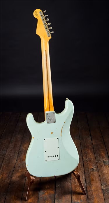 Fender Custom Shop 2016 Stratocaster 56 Relic Faded Sonic Blue - Chitară electrică