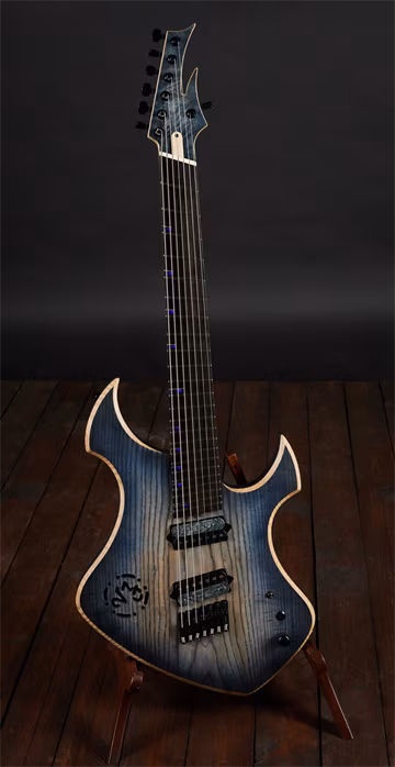 VZ Guitars 2025 Specter 7 Crimson Blue - Chitară electrică cu 7 corzi