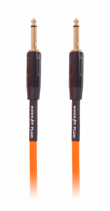 Bespeco ROCKIT FLUO Orange 6 m - Cablu pentru instrument