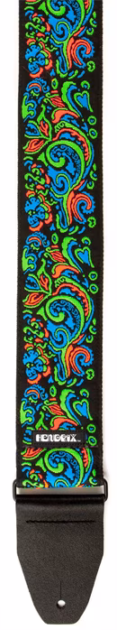 Dunlop Jimi Hendrix Blacklight Love Drops Blue Strap - Curea chitară