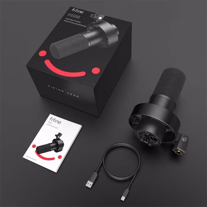 Fifine K688 - Microfon dinamic USB