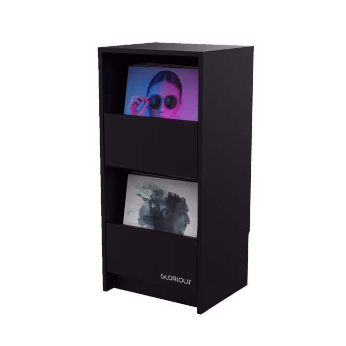 Glorious Vinyl Vault BK - Stativ pentru disc vinil 