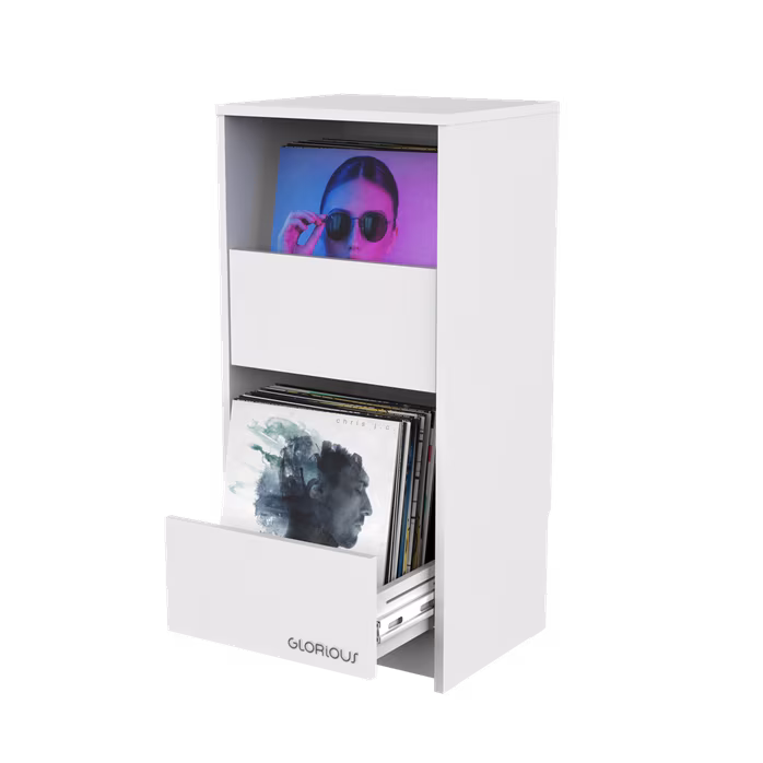 Glorious Vinyl Vault WH - Stativ pentru disc vinil 