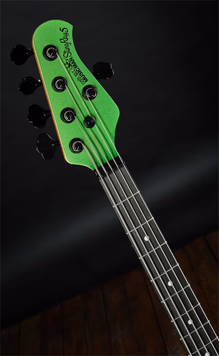 Music Man 2024 StingRay Special 5 HH Kiwi Green - Chitară bass electrică