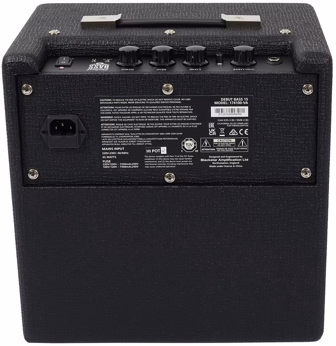 Blackstar Debut Bass 15 - Combo de chitară bass cu tranzistor 