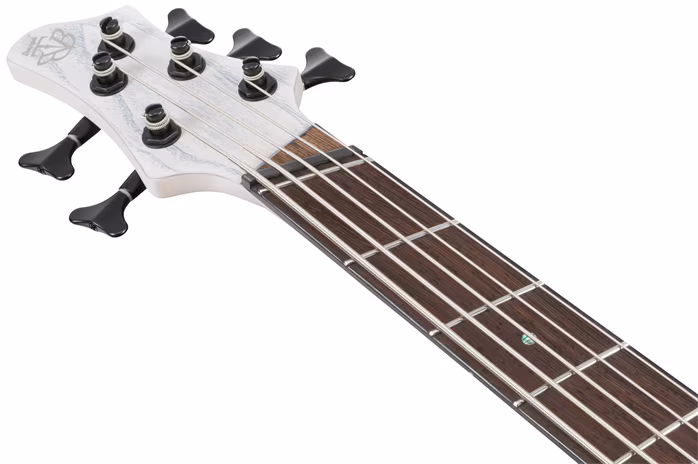 Ibanez BTB865MS Transparent White - Chitară bass electrică