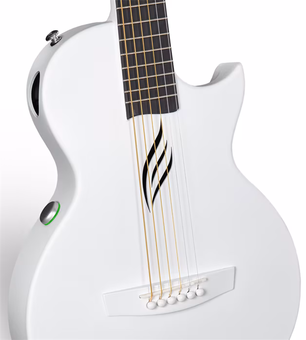 Enya Music Nova Go AcousticPlus SP1 White - Chitară electro-acustică de voiaj