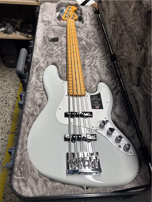 Fender American Ultra II Jazz Bass V MN AVL (neambalat) - Chitară bass electrică