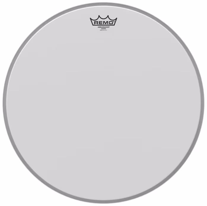 Remo 18" Ambassador Bass Coated - Faţă pentru tobă mare