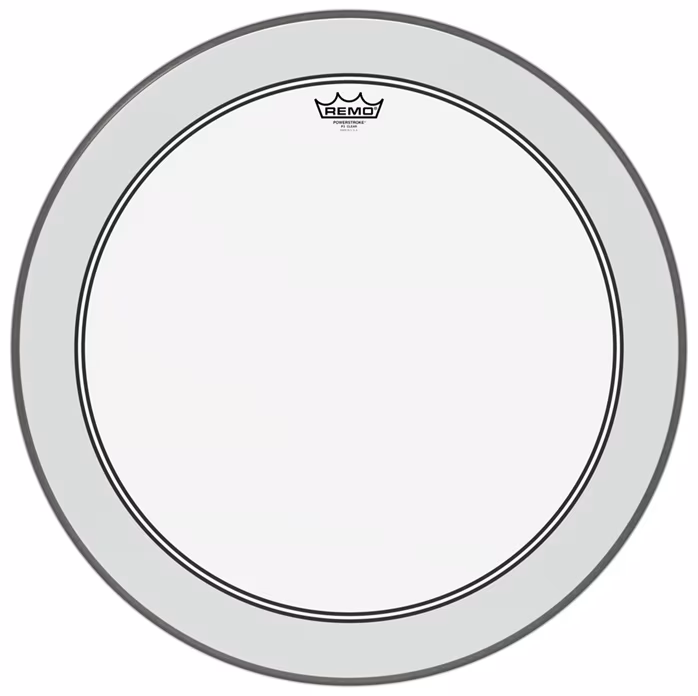 Remo 24" PowerStroke 3 Clear - Faţă pentru tobă mare