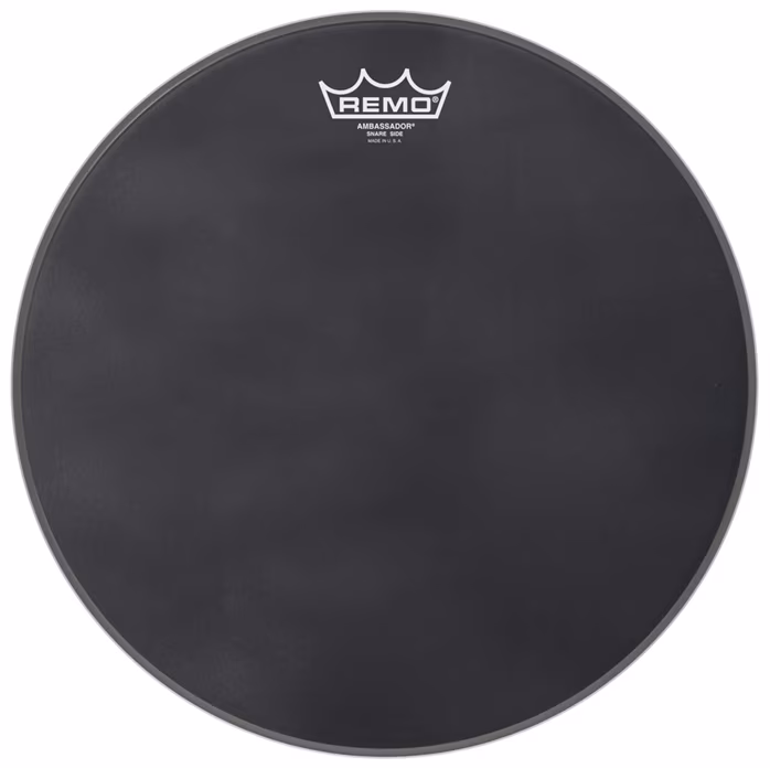Remo 14" Ambassador Black Suede Snare Side - Faţă rezonantă pentru tobă Snare 