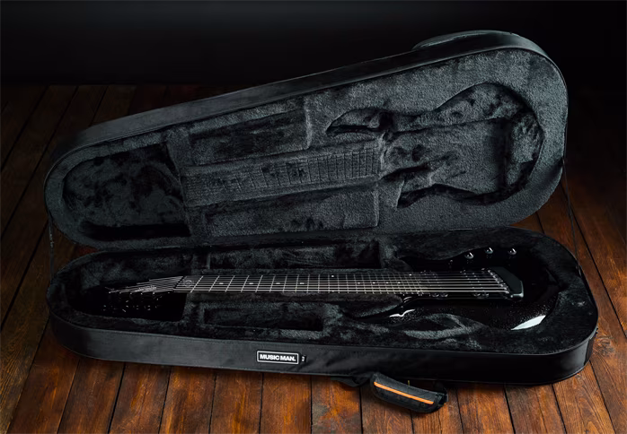 Music Man 2025 Majesty 8 Black Frosting - Chitară electrică
