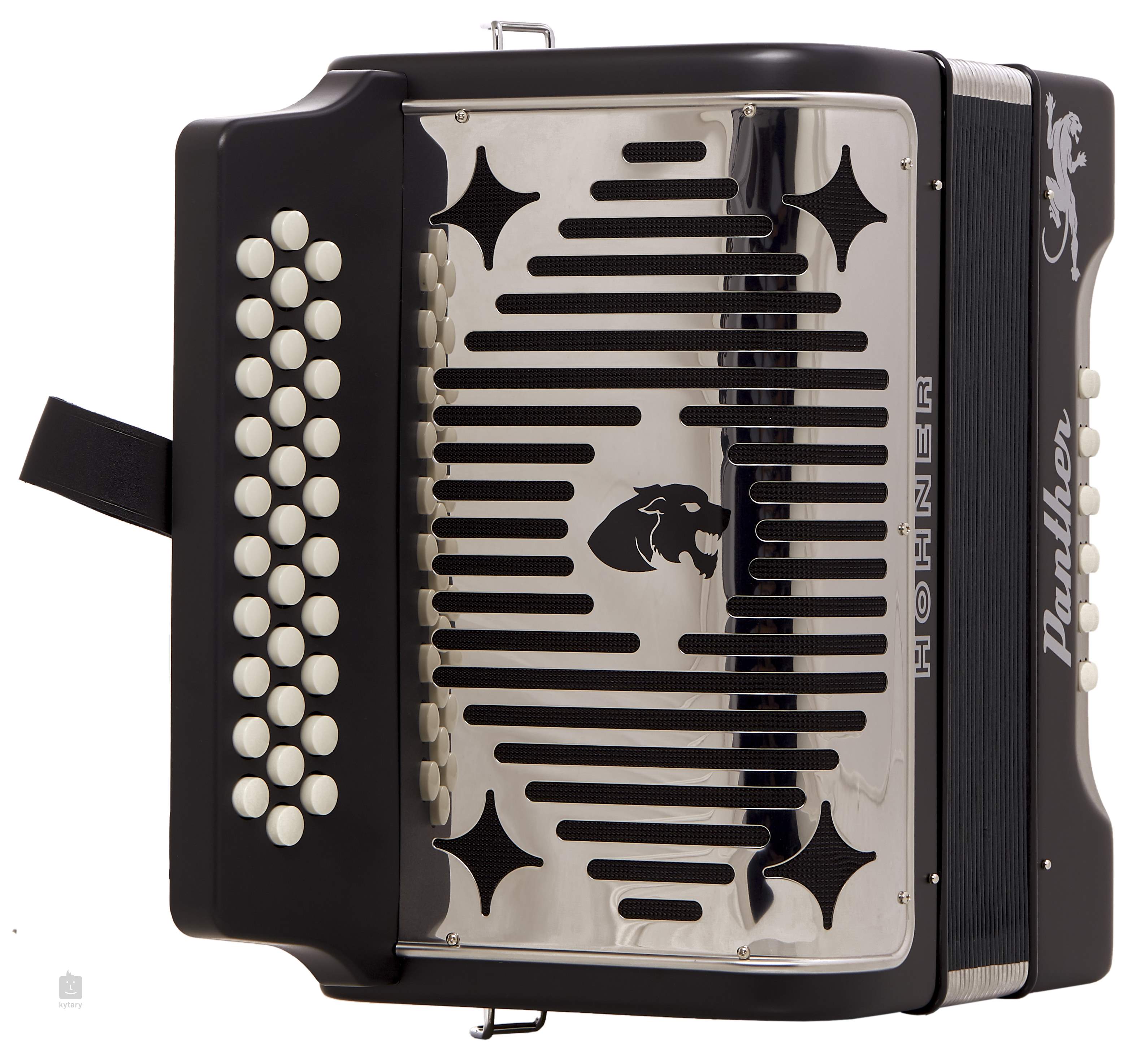 HOHNER Panther GCF, black Acordeon diatonic Kytary.ro