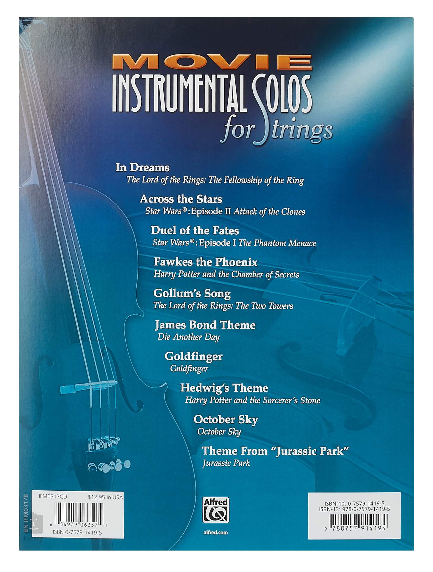 opener hobby Redundant MS Movie Instrumental Solos, Cello Level 2-3 Book/CD Partituri pentru  violoncel