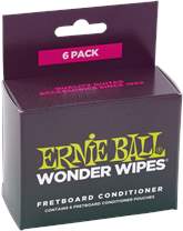 ERNIE BALL Wonder Wipes Fretboard Conditioner 6-Pack
